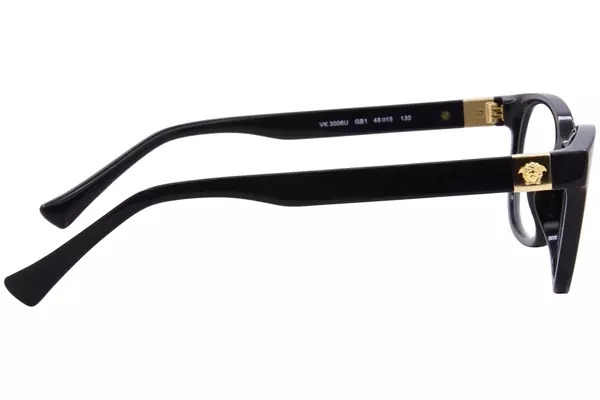  Versace VK3006U Eyeglasses Youth Kids Girl's Full Rim Rectangle Shape 