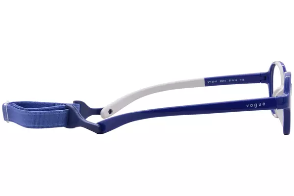  Vogue VY2011 Eyeglasses Youth Kids Full Rim Pillow Shape w/Strap 