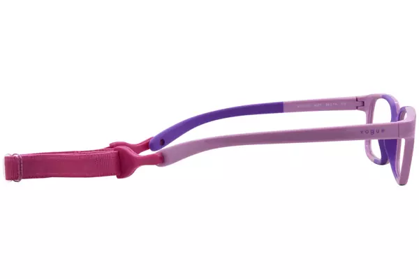  Vogue VY2016 Eyeglasses Youth Kids Full Rim Pillow Shape w/Strap 