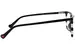 Betsey Johnson All That Eyeglasses Youth Kids Girl's Full Rim Rectangle Shape
