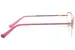 Betsey Johnson Ambitious Eyeglasses Youth Kids Girl's Semi Rim Cat Eye