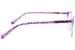 Betsey Johnson Candy Eyeglasses Youth Kids Girl's Full Rim Rectangle Shape