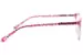 Betsey Johnson Candy Eyeglasses Youth Kids Girl's Full Rim Rectangle Shape
