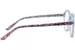Hello Kitty HK387 Eyeglasses Youth Kids Girl's Full Rim Round Shape