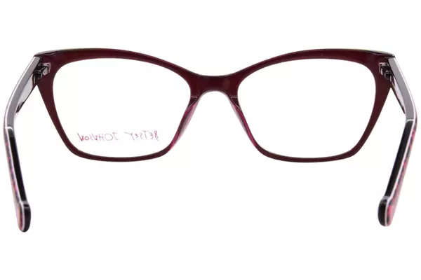  Betsey Johnson 9-To-Thrive Eyeglasses Youth Kids Girl's Full Rim Cat Eye 