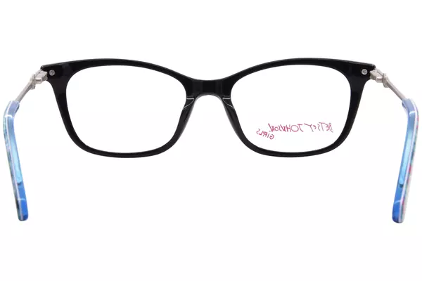 Betsey Johnson Glimmer-Goals Eyeglasses Youth Kids Girl's Full Rim 