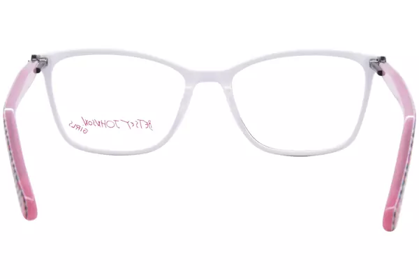  Betsey Johnson Inspired Eyeglasses Youth Kids Girl's Full Rim Rectangle Shape 