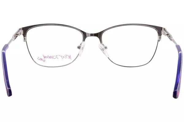  Betsey Johnson Sail-Away Eyeglasses Youth Kids Girl's Full Rim Rectangle Shape 