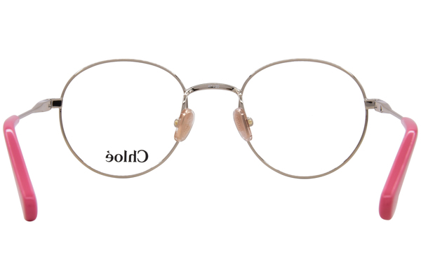  Chloe CC0024O Eyeglasses Youth Kids Full Rim Round Shape 