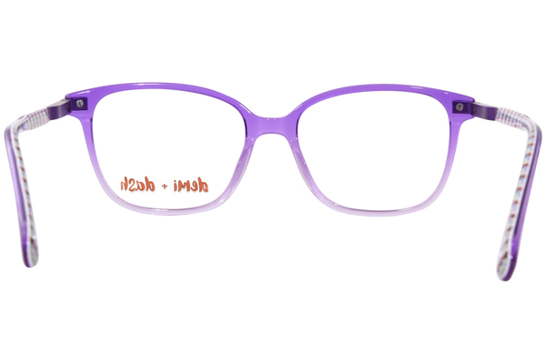  Demi + Dash Unwind Eyeglasses Youth Kids Girl's Full Rim Square Shape 