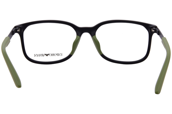  Emporio Armani EK3008U Eyeglasses Youth Kids Boy's Full Rim Pillow Shape 
