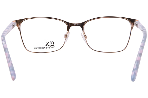  GX By Gwen Stefani GX833 Eyeglasses Youth Kids Girl's Full Rim Rectangle Shape 