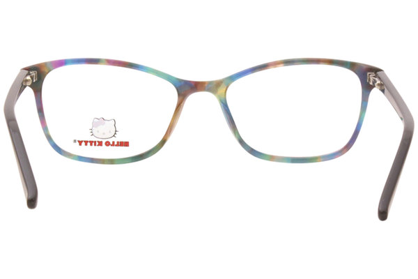  Hello Kitty HK-341 Eyeglasses Youth Kids Girl's Full Rim Rectangle Shape 