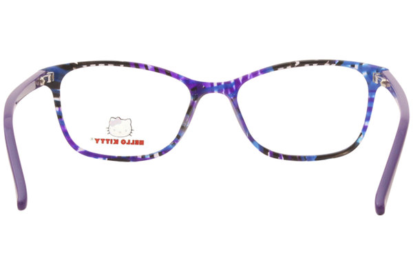  Hello Kitty HK-341 Eyeglasses Youth Kids Girl's Full Rim Rectangle Shape 