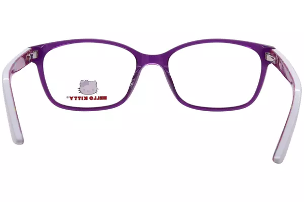  Hello Kitty HK287 Eyeglasses Youth Kids Girl's Full Rim Rectangle Shape 