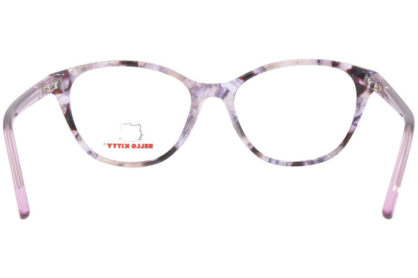  Hello Kitty HK346 Eyeglasses Girl's Full Rim Oval Shape 