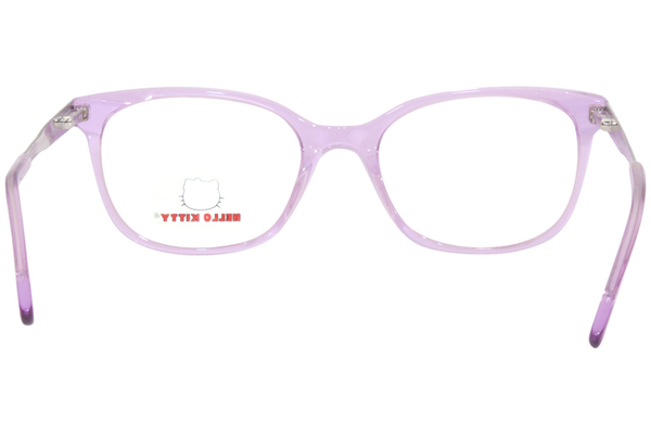  Hello Kitty HK348 Eyeglasses Girl's Full Rim Rectangle Shape 