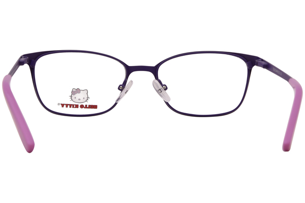  Hello Kitty HK355 Eyeglasses Youth Kids Full Rim Rectangle Shape 