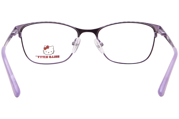  Hello Kitty HK368 Eyeglasses Youth Kids Girl's Full Rim Rectangle Shape 