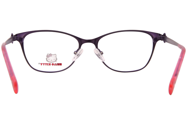  Hello Kitty HK370 Eyeglasses Youth Kids Full Rim Rectangle Shape 