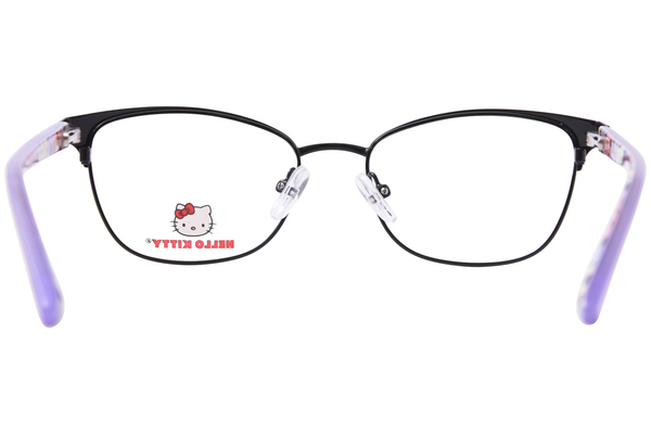  Hello Kitty HK371 Eyeglasses Youth Kids Girl's Full Rim Round Shape 