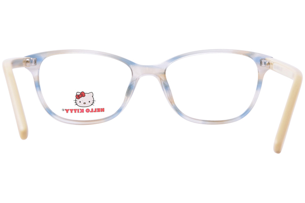  Hello Kitty HK372 Eyeglasses Youth Kids Girl's Full Rim Round Shape 