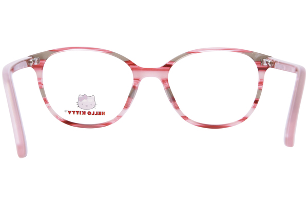  Hello Kitty HK375 Eyeglasses Youth Kids Girl's Full Rim Round Shape 