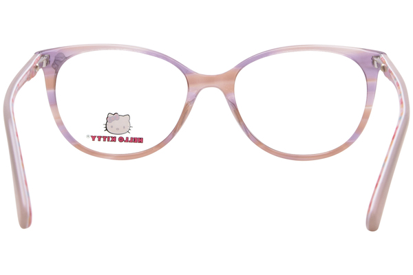  Hello Kitty HK383 Eyeglasses Youth Kids Girl's Full Rim Round Shape 