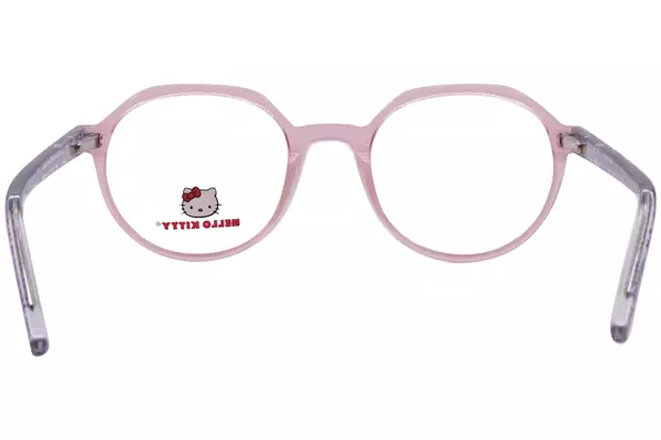  Hello Kitty HK387 Eyeglasses Youth Kids Girl's Full Rim Round Shape 