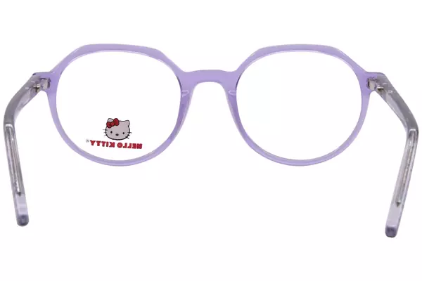  Hello Kitty HK387 Eyeglasses Youth Kids Girl's Full Rim Round Shape 