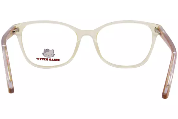  Hello Kitty HK388 Eyeglasses Youth Kids Girl's Full Rim Round Shape 