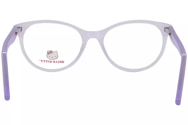  Hello Kitty HK391 Eyeglasses Youth Kids Girl's Full Rim Round Shape 