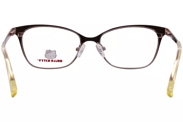  Hello Kitty HK395 Eyeglasses Youth Kids Full Rim Rectangle Shape 