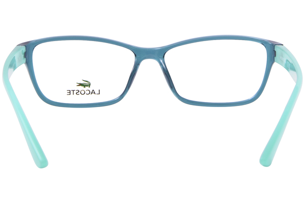  Lacoste L3803B Eyeglasses Youth Kids Girl's Full Rim Rectangle Shape 