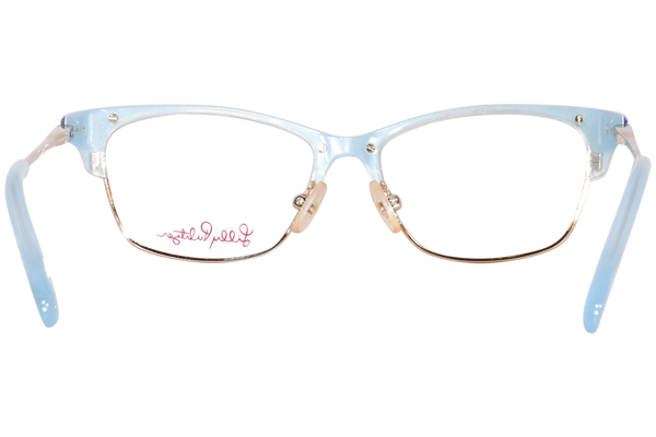  Lilly Pulitzer Bunny Eyeglasses Youth Girl's Full Rim Rectangle Shape 