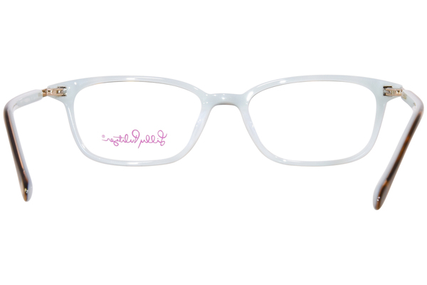  Lilly Pulitzer Gabbi Mini Eyeglasses Youth Girl's Full Rim Rectangle Shape 