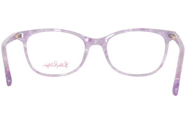  Lilly Pulitzer Galena Mini Eyeglasses Youth Girl's Full Rim Rectangle Shape 