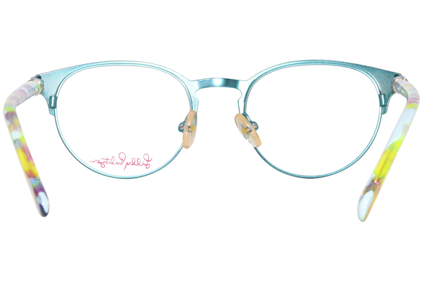  Lilly Pulitzer Hani Eyeglasses Youth Girl's Full Rim Round Shape 