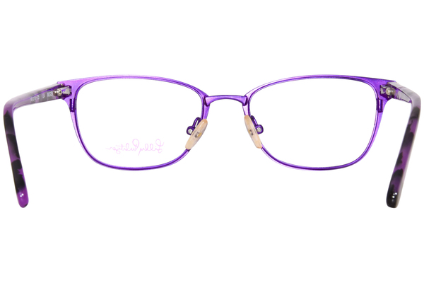  Lilly Pulitzer Imogen Eyeglasses Youth Girl's Full Rim Rectangle Shape 