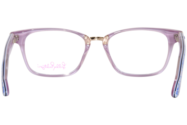  Lilly Pulitzer Klea Mini Eyeglasses Youth Girl's Full Rim Rectangle Shape 