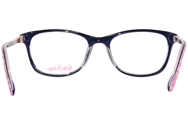  Lilly Pulitzer Landry Mini Eyeglasses Girl's Full Rim Rectangle Shape 