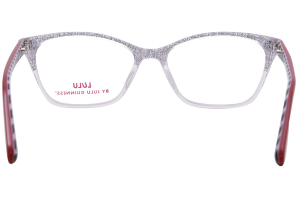  Lulu By Lulu Guinness LK039 Eyeglasses Youth Kids Girl's Full Rim Cat Eye 