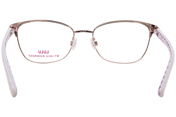  Lulu By Lulu Guinness LK042 Eyeglasses Youth Kids Girl's Full Rim Cat Eye 