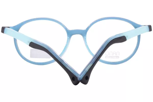  Nano Vista Flicker-Glow-3.0 NAO318 Eyeglasses Youth Kids Full Rim Round Shape 