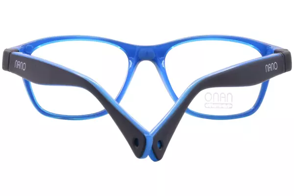  Nano Vista Gaikai-SC-3.0 NAO305 Eyeglasses Youth Kids Full Rim w/Clip-On 