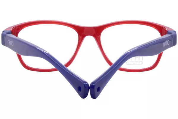 Nano Vista Gaikai-SC-3.0 NAO305 Eyeglasses Youth Kids Full Rim w/Clip-On 