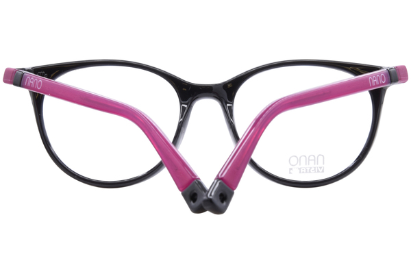  Nano Vista Glitch-3.0 NAO315 Eyeglasses Youth Kids Full Rim Round Shape 
