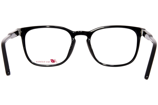  New Balance NBK168 Eyeglasses Youth Boy's Black Full Rim Rectangle Shape 