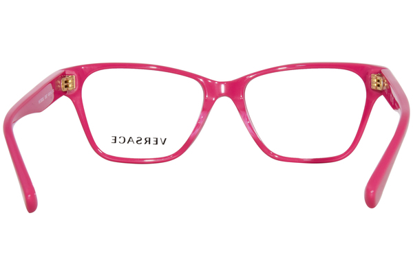  Versace VK3003U Eyeglasses Youth Kids Girl's Full Rim Rectangle Shape 