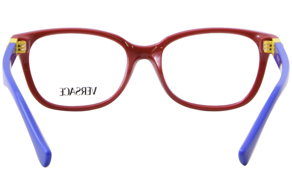  Versace VK3006U Eyeglasses Youth Kids Girl's Full Rim Rectangle Shape 